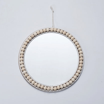 Round Makeup Mirror Wall-mounted Round Mirror Decor Bathroom