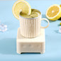 Mini máquina para hacer hielo con refrigeración rápida para bebidas y cerveza, de grado alimenticio, 400 ml, para calentar bebidas frías