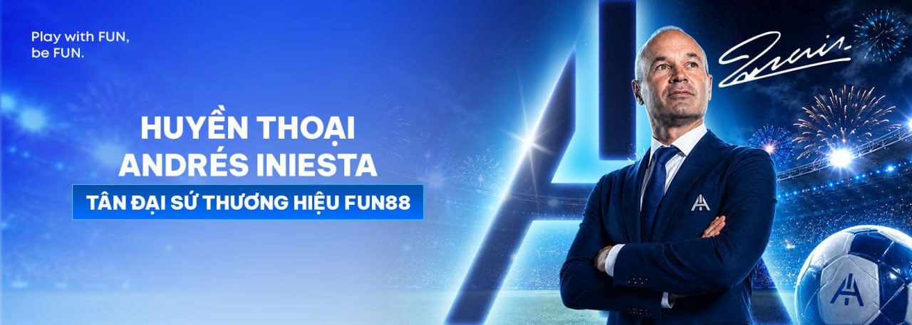 Fun88 Andres Iniesta